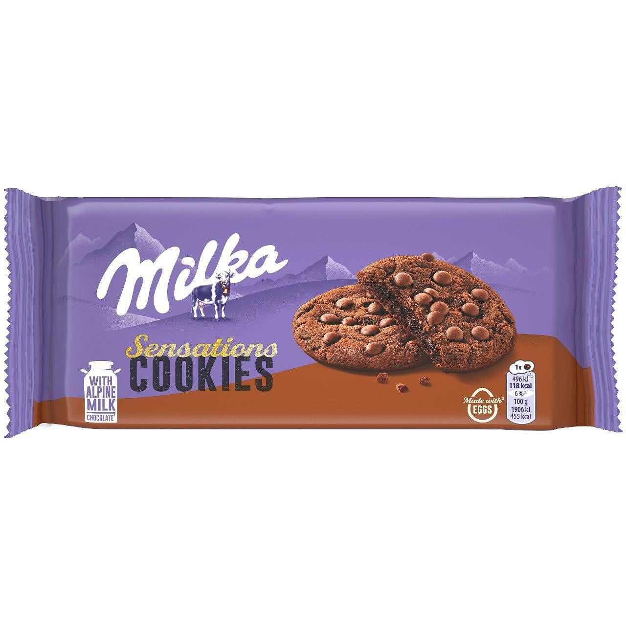 Б-ТИ МИЛКА СЕНСЕЙШЪНАЛ КУКИС С ПЪЛНЕЖ 156ГР