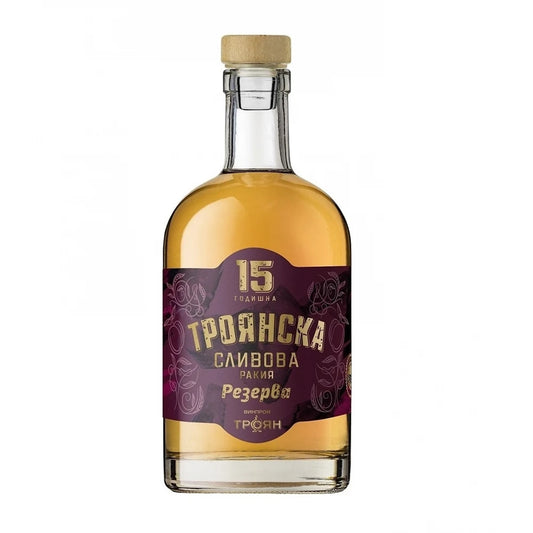 РАКИЯ ТРОЯНСКА СЛИВОВА РЕЗЕРВА 15ГОД 0,7